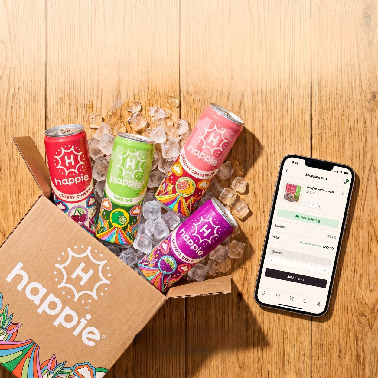 Happie THC Seltzer 5mg Variety Pack